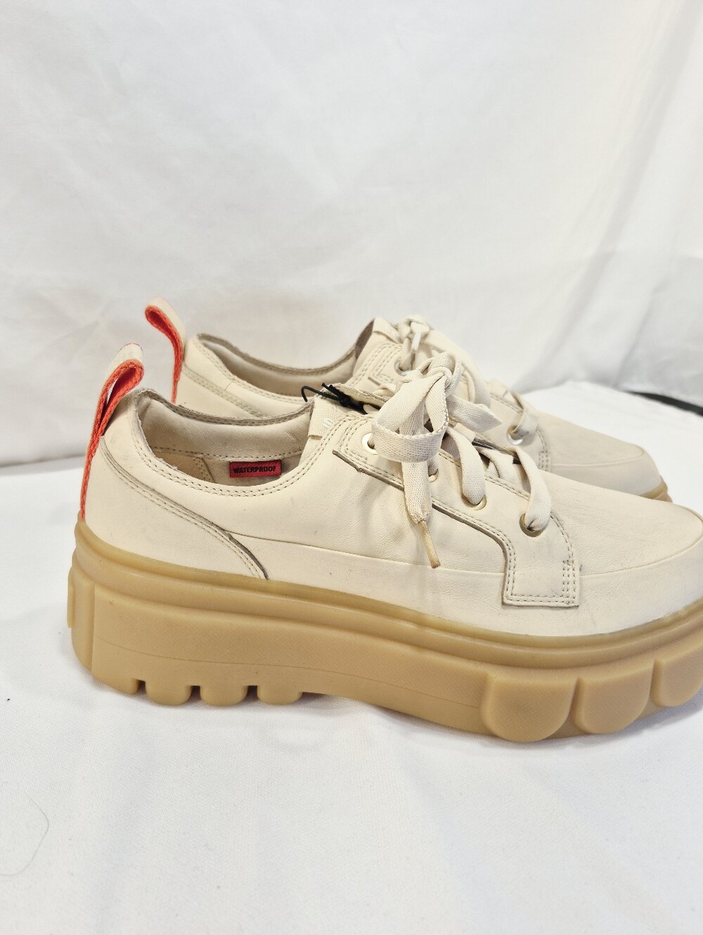 Sorel Caribou X Cream Waterproof Leather Platform Shoes Women's 11M NWT - Picture 2 of 13